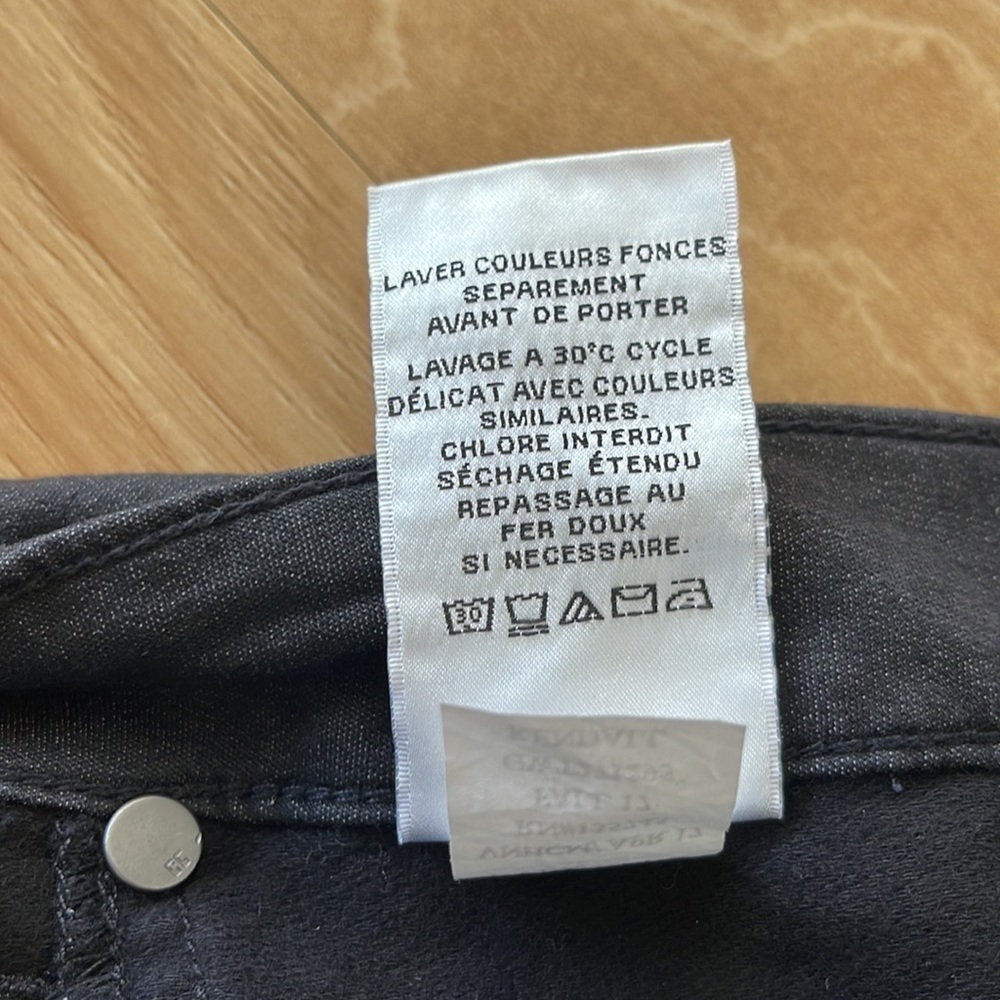 𝅺joe's Ultra Slim Fit Black/Gray Wash Leggings Size 14 (Girl) - Picture 14 of 15